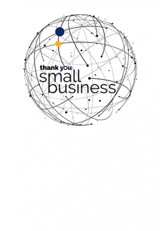 Thank You Small Business Logo